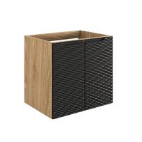 vonios spintele comad - Vonios spintelė COMAD Ocean Black 82-60-2D, ąžuolo/juoda - 1 nuotrauka