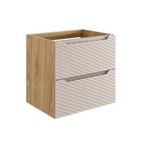 praustuvas 70 cm - Vonios spintelė COMAD Ocean Cream 82-70-2S. ąžuolo/smėlio - 1 nuotrauka