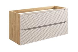 vonios spintele 120 cm - Vonios spintelė COMAD Ocean Cream 82-120-2S, ąžuolo/smėlio - 1 nuotrauka