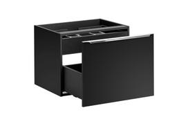 Vonios spintelė SANTA FE BLACK 82-60-B-2S, juoda