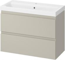 vonios spintele cersanit 80 - Vonios spintelė CERSANIT MODUO SLIM 80, su praustuvu, kašmyro sp., 80 x 38 x 62 cm - 1 nuotrauka
