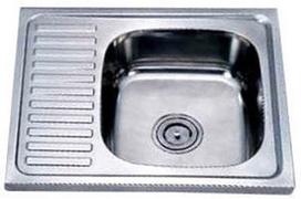 Tredi DM-6050 Left Kitchen Sink Metall 600x500mm