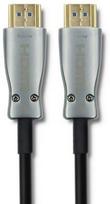 hdmi 2.1 cable - Qoltec HDMI/HDMI AOC Cable Black/Silver 30m - 1 nuotrauka