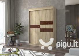 Spinta Adrk Furniture Batia 150 cm, ąžuolo spalvos/tamsiai ruda