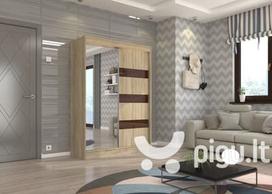 Spinta Adrk Furniture Toura 150 cm, ruda/ąžuolo spalvos