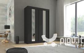 Spinta Adrk Furniture Balton 150 cm, juoda