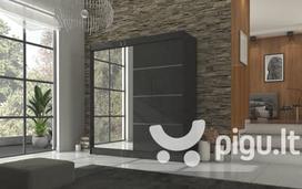 Spinta Adrk Furniture Gilton 200 cm, juoda
