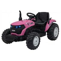 Vaikiškas elektrinis traktorius GROW 1804, rožinis (Pink)