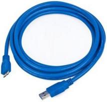 usb 3.0 to usb 3.0 cable - Gembird Cable USB to USB Blue 1.8m - 1 nuotrauka