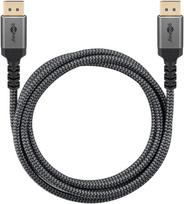 2 5 gbit s - Goobay DisplayPort kabelis 2.0/2.1, 80 Gbit/s, 1m Juodas (Black) - 5 nuotrauka