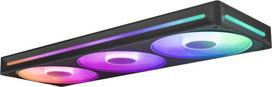 nzxt case - NZXT F360 RGB CORE 360 mm Case Fan Juodas (Black) - 5 nuotrauka