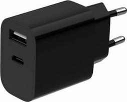 CHARGER USB UNIVERSAL BLACK/2P TA-UC-2AC12-01-BK GEMBIRD