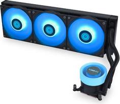 liquid cooler - Lian Li GA II Lite RGB 360 mm Juodas (Black) - 1 nuotrauka