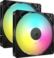 Corsair RS140 ARGB 140 mm Juodas (Black) 2 vnt.