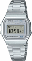 sidabrinis laikrodis - CASIO VINTAGE A158WEA-7EF Sidabrinis (Silver) - 1 nuotrauka