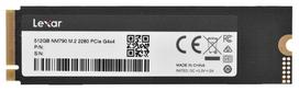 nvme ssd 512gb - Lexar NM790 LNM790X512G-RNNNG, 1.8", 512 GB - 4 nuotrauka