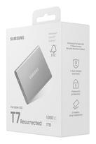 1tb samsung - Samsung Portable SSD T7 Resurrected 1TB Sidabrinis (Silver) - 8 nuotrauka