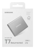 2tb usb - Samsung Portable SSD T7 Resurrected 2TB Sidabras (Silver) - 6 nuotrauka