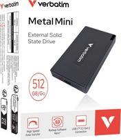 mini diskai - Verbatim Mini Diskas SSD 512GB USB-C 3.2 + kabelis USB-C/USB-C-USB-A 32030 - 7 nuotrauka