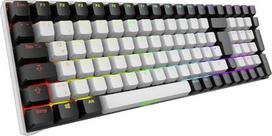 gateron - Sharkoon SKILLER SGK50 S2 PBT, žaidimų klaviatūra, Juodas (Black) - 1 nuotrauka