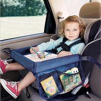 automobilio staliukas - Kidspro Neperšlampamas vaikiškas automobilinis staliukas, juodas - 1 nuotrauka