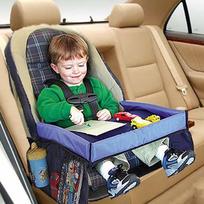 automobilio staliukas - Kidspro Neperšlampamas vaikiškas automobilinis staliukas, juodas - 4 nuotrauka