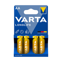 Varta Longlife Alkaline Batteries AA x4