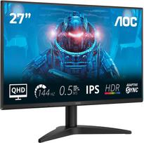 aoc monitorius 2560 x 1440 - AOC Q27B36X 27" IPS, QHD, 144Hz, Juodas (Black) - 11 nuotrauka