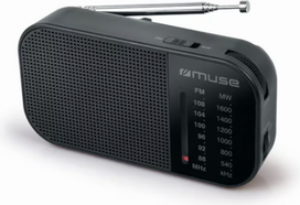 radijo imtuvai muse - Muse M-025 R Nešiojamas radijas Juodas (Black) - 1 nuotrauka