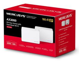 mercusys halo - Mercusys Halo H80X (2-PACK) Wi-Fi 6 3000 Mbps, balta (White) - 10 nuotrauka