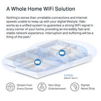 mercusys halo - Mercusys Halo H80X (2-PACK) Wi-Fi 6 3000 Mbps, balta (White) - 12 nuotrauka