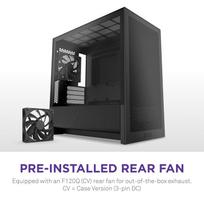 nzxt case - NZXT H3 Flow (2025) Juodas (Black) - 2 nuotrauka