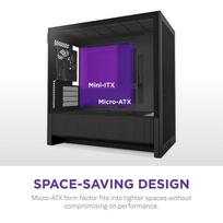 nzxt case - NZXT H3 Flow (2025) Juodas (Black) - 8 nuotrauka