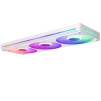 nzxt case - NZXT F360 RGB CORE 360 mm Ventiliatorius Balta (White) - 5 nuotrauka
