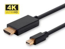 MicroConnect MDPHDMI2B-4K Mini DisplayPort į HDMI 2m Juodas (Black)