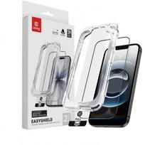 apple 17e - Crong "EasyShield 2-Pack Full Glue for Apple iPhone 16e/ 14/ 13/ 13 Pro" - 1 nuotrauka