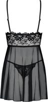seksualus naktiniai - Obsessive obs Babydoll 2XL/3XL seksualūs naktiniai - 3 nuotrauka