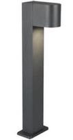 Trio Roya antracito spalvos stulpas/šviestuvas 50 cm aukščio, IP44, 1x GU10