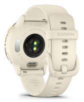 garmin vivoactive - Garmin Vivoactive 6 42mm Lunar Gold su kaulo dirželiu (Bone) - 4 nuotrauka