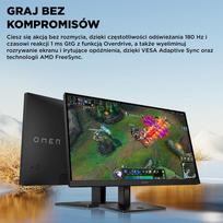 180hz monitorius - HP OMEN 27q G2 27", QHD, 180Hz - 2 nuotrauka