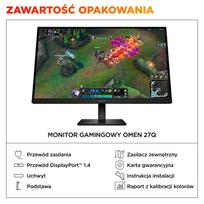 180hz monitorius - HP OMEN 27q G2 27", QHD, 180Hz - 12 nuotrauka