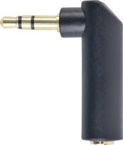 laidas 3.5mm 3.5mm 5m - Gembird Right Angle Adapter 3.5 mm - 4 nuotrauka