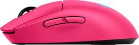 logitech zaidimu pele - Logitech G Pro 2 LIGHTSPEED Rožinė (Pink) Belaidė Žaidimų Pelė - 3 nuotrauka