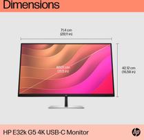 hp 65w usb c - Monitorius HP 6N4D6AA#ABB - 5 nuotrauka