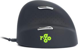mouse ergonomic - MOUSE USB OPTICAL BREAK/R. BLACK RGOHELA R-GO TOOLS - 2 nuotrauka