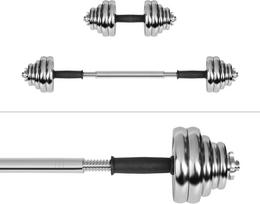 hanteliai 30 kg - Reguliuojami hanteliai REBEL ACTIVE, 30 kg - 4 nuotrauka