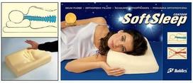 Mobilex Ortopedinė Pagalvė SoftSleep Contour M, balta, 47.5 cm x 30 cm