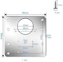 Oem Vyrių remonto plokštė 90x90mm 0.7mm