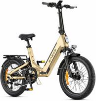 elektrinis dviratis engwe - ENGWE L20 3.0 Boost Elektrinis Dviratis 250W Juodas/Auksinis (Black/Gold) - 1 nuotrauka