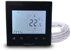 Feelspot WTH51.36 NEW Juodas (Black) elektroninis programuojamas termostatas (termoreguliatorius)